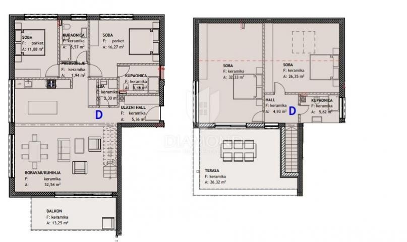 Wohnung Rovinj, 185,51m2