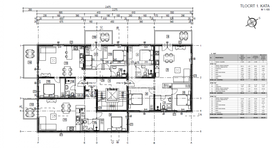 Wohnung Poreč, 87,46m2