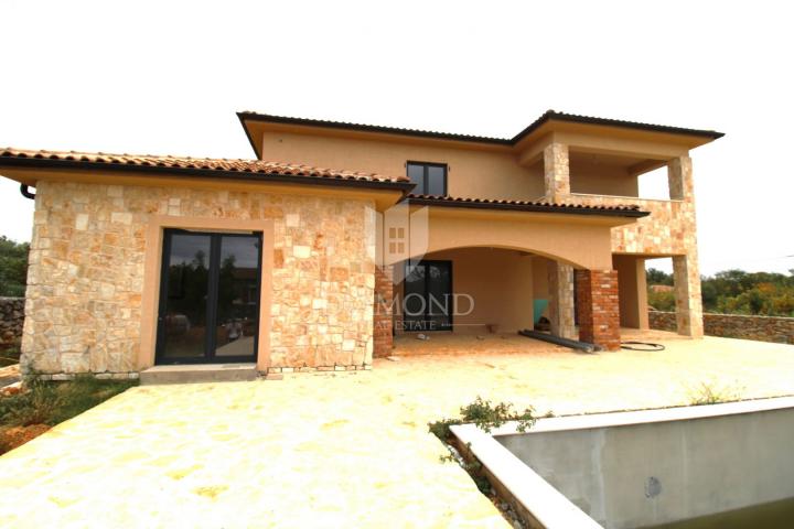 Krk, spacious newly built villa