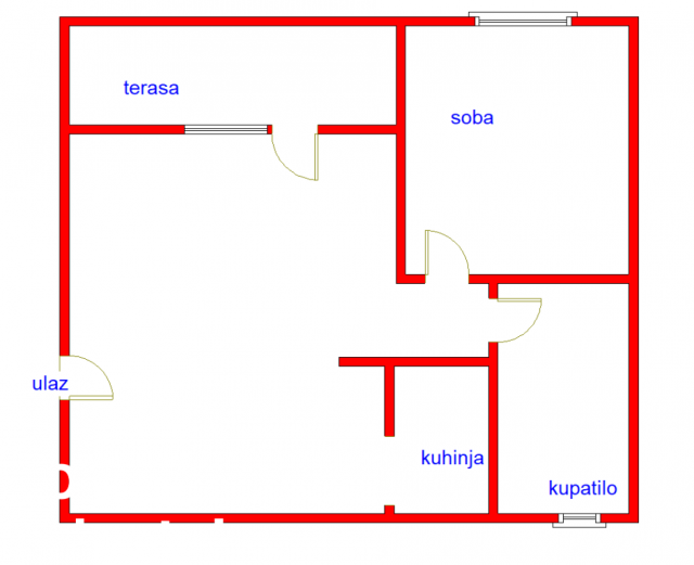 2 Dvosoban stan NOVI SAD, 144200€