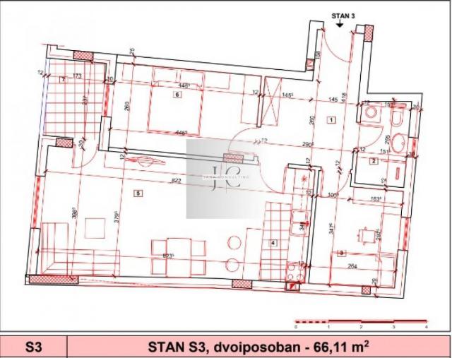 Savremeni dvoiposoban stan u izgradnji na Petrovaradinu