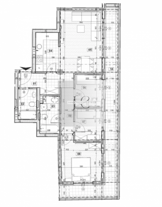 Četvorosoban stan na prodaju, Telep, Kotorska, 86m²