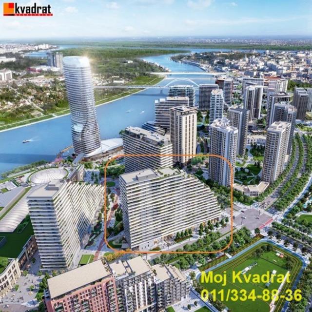 Savski venac, Beograd na vodi - BW Bella, 78m2 - RIVERVIEW - LEPOTA LUKSUZNOG STANOVANJA