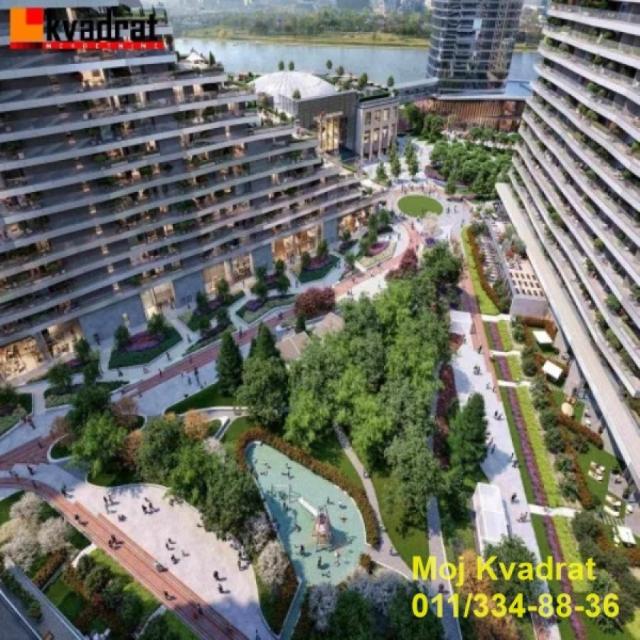 Savski venac, Beograd na vodi - BW Bella, 78m2 - RIVERVIEW - LEPOTA LUKSUZNOG STANOVANJA