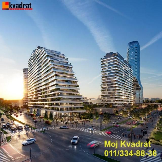 Savski venac, Beograd na vodi - BW Bella, 78m2 - RIVERVIEW - LEPOTA LUKSUZNOG STANOVANJA