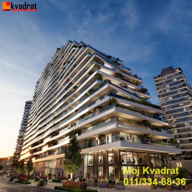 Savski venac, Beograd na vodi - BW Bella, 78m2 - RIVERVIEW - LEPOTA LUKSUZNOG STANOVANJA