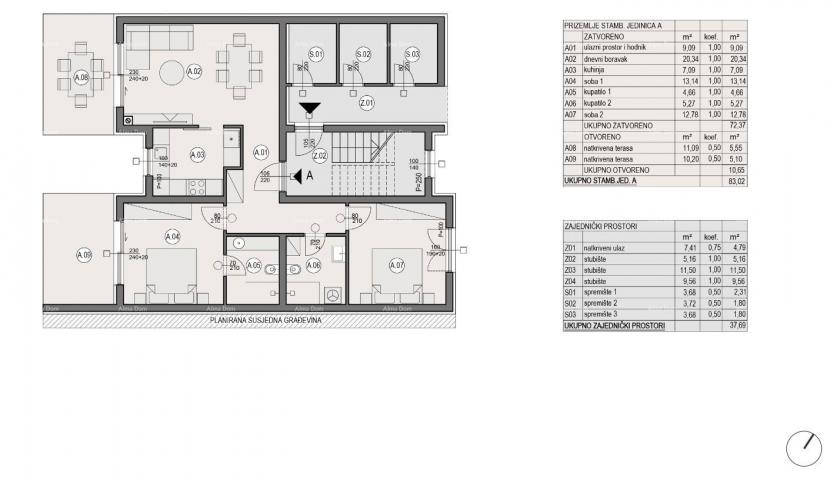 Wohnung Wohnung in attraktiver Lage - Wohnung A/Z1, Premanturska Straße