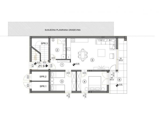 Apartment New project under construction, currently in the Roh-Bau phase, Medulin!