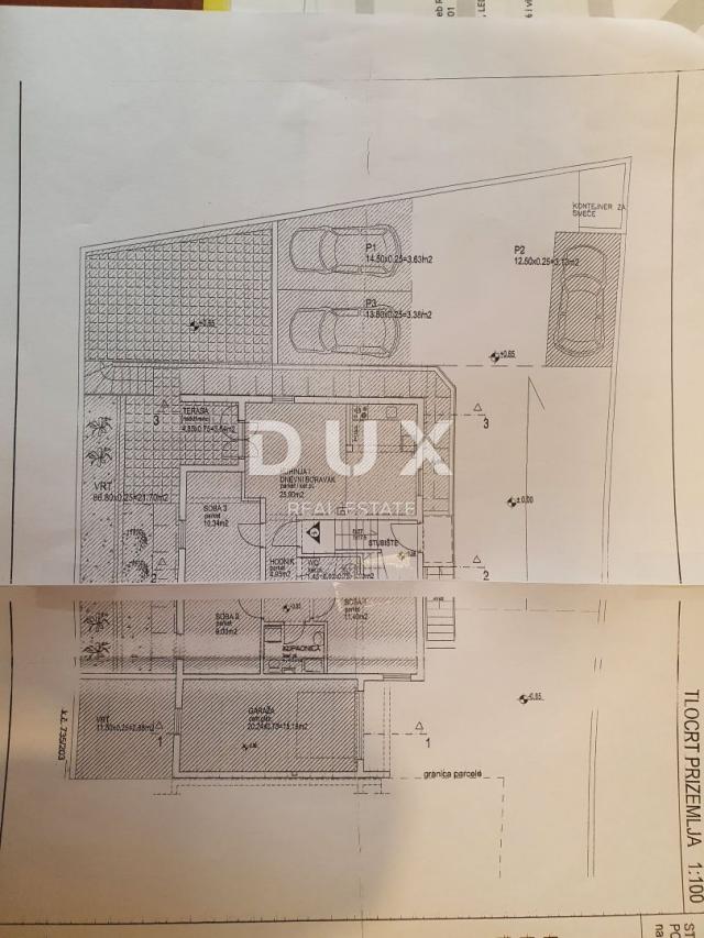 INSEL KRK, KORNIC - 3-Zimmer-Wohnung im Erdgeschoss mit Garten