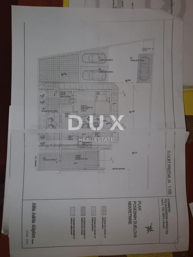 OTOK KRK, KORNIĆ - Apartman 3S+DB u prizemlju sa vrtom