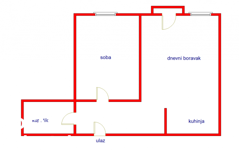 2 Dvosoban stan NOVI SAD, 131330€