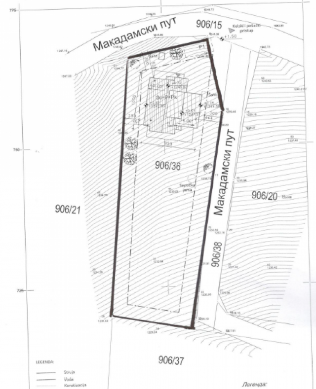 Građevinsko zemljište/plac na Tari -Sekulić 804m2