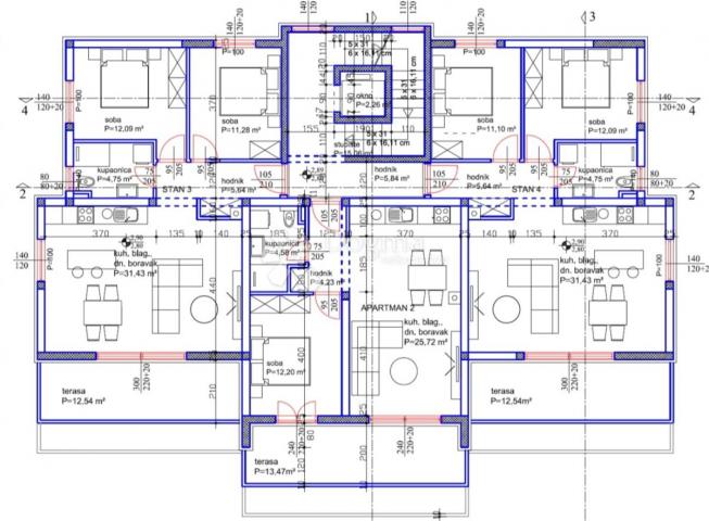 Apartment Turanj, Sveti Filip I Jakov, 62,17m2