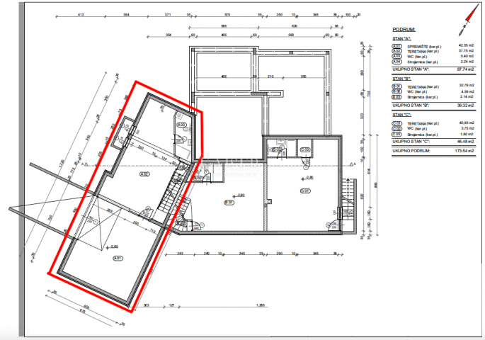 Opatija, Pobri – Luxuriöse dreistöckige Wohnung mit Garten und Swimmingpool zu vermieten (A)