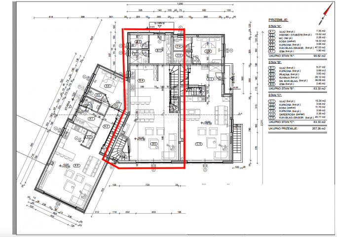 Opatija, Pobri - Luxurious three-story apartment with garden and swimming pool for rent (A)