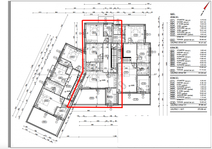 Opatija, Pobri - Luxurious three-story apartment with garden and swimming pool for rent (A)