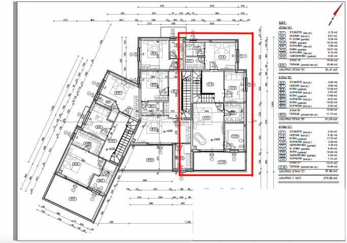 Opatija, Pobri - Luxurious three-story apartment with garden and swimming pool for rent (A)