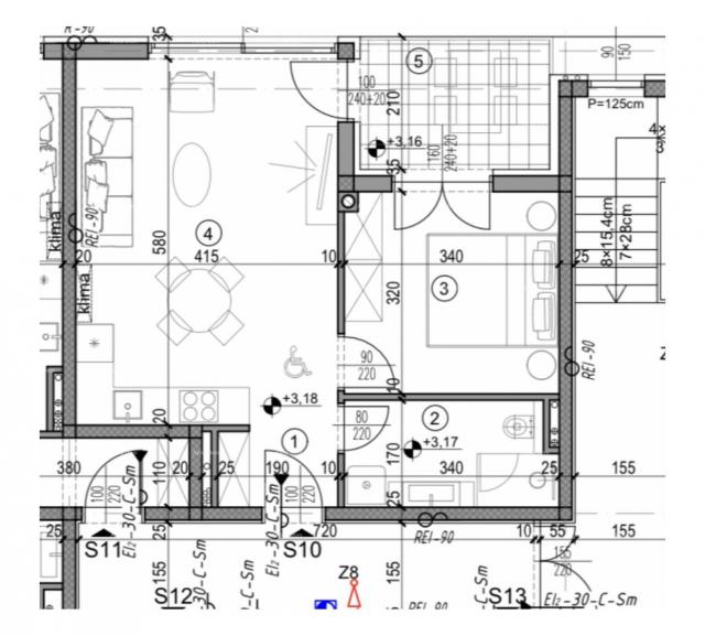 Apartment Apartment building with elevator, Monvidal, Pula!