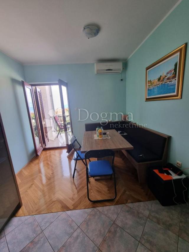 Malinska apartman, prvi kat, pogled na more