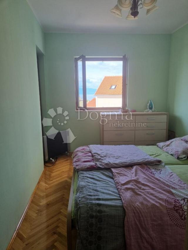 Malinska apartman, prvi kat, pogled na more