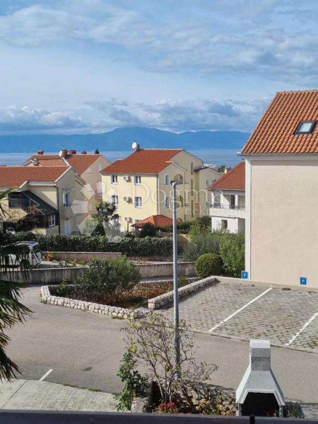 Malinska apartman, prvi kat, pogled na more