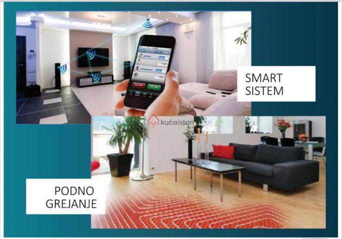 Smart home Penthouse, lux, podno grejanje, terasa