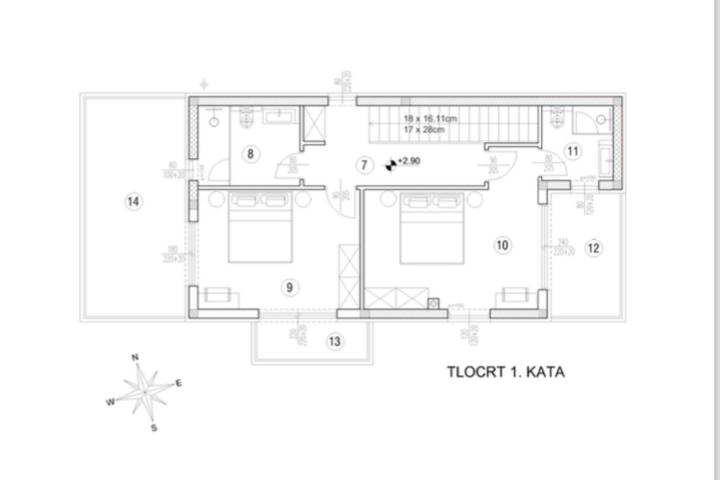 Istra, Medulin. Luxury resort samostojeće kuće s bazenom 142 m2