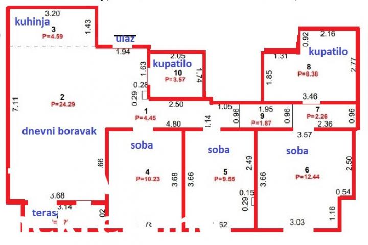 4 Četvorosoban stan NOVI SAD, 214500€