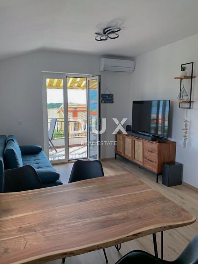 CITY OF KRK, CENTER! - Renovated apartment with sea view