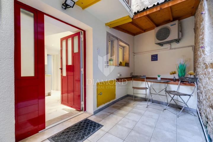 Rovinj, stari grad, apartman u prizemlju s terasom