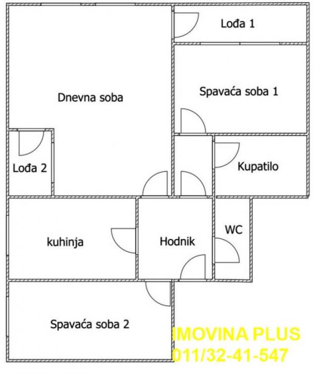 Zvezdara, Mirijevo - Raše Plaovića, 76m2