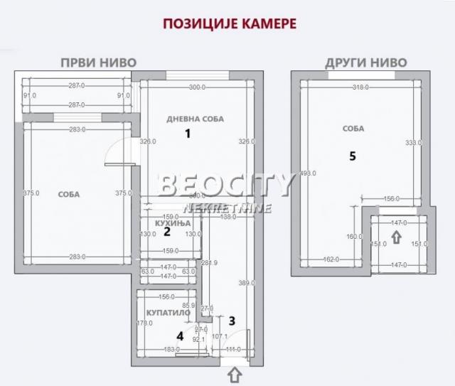 Novi Beograd, Ledine, Danice Kojić, 1. 5, 52m2, 88500EUR