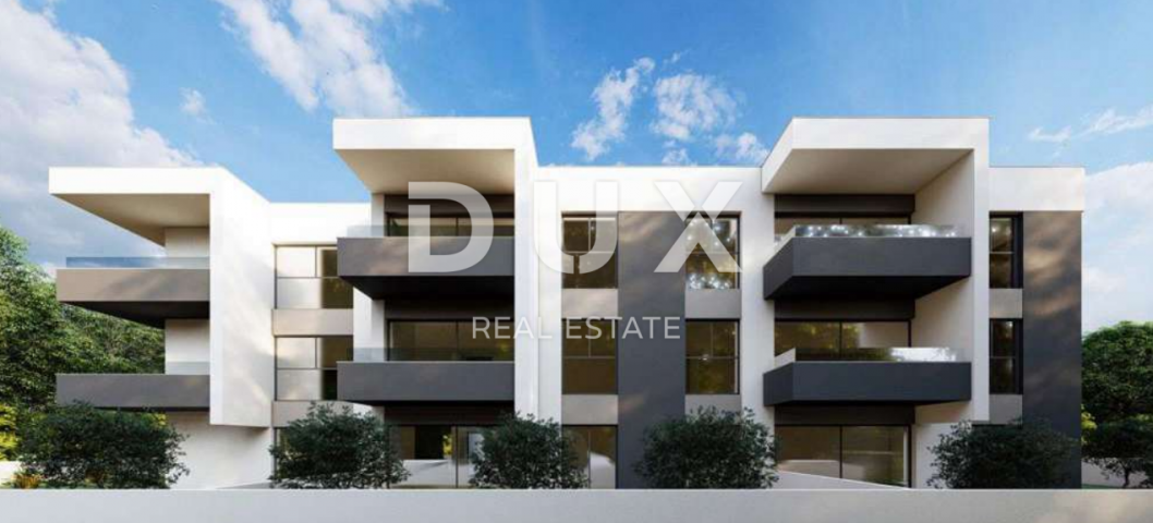 ZADAR, PRIVLAKA - Elegant apartment with a garden only 190 meters from the sea! New construction! S2