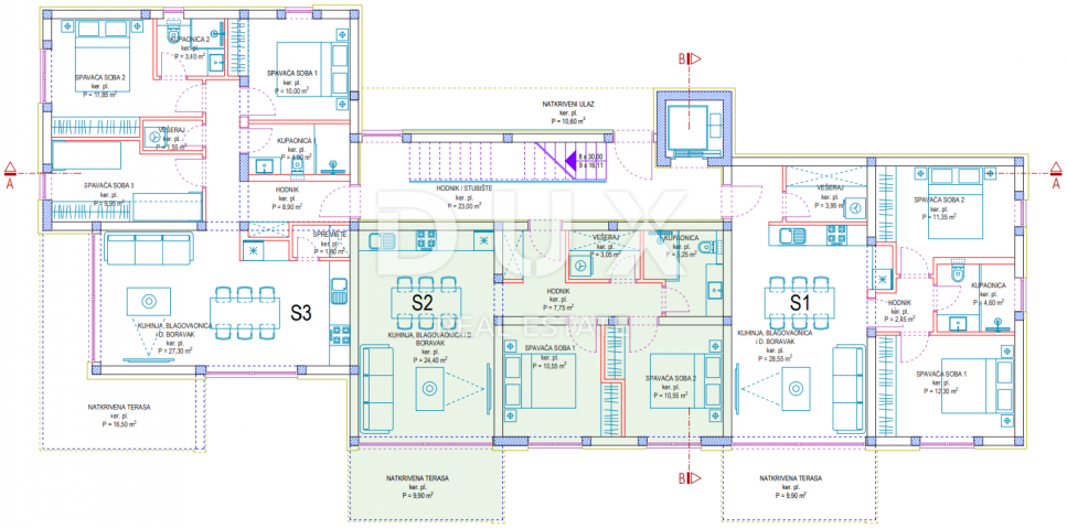 ZADAR, PRIVLAKA - Elegante Wohnung mit Garten, nur 190 Meter vom Meer entfernt! Neubau! S2