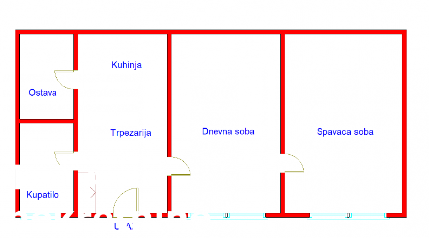 2 Dvosoban stan NOVI SAD, 154500€