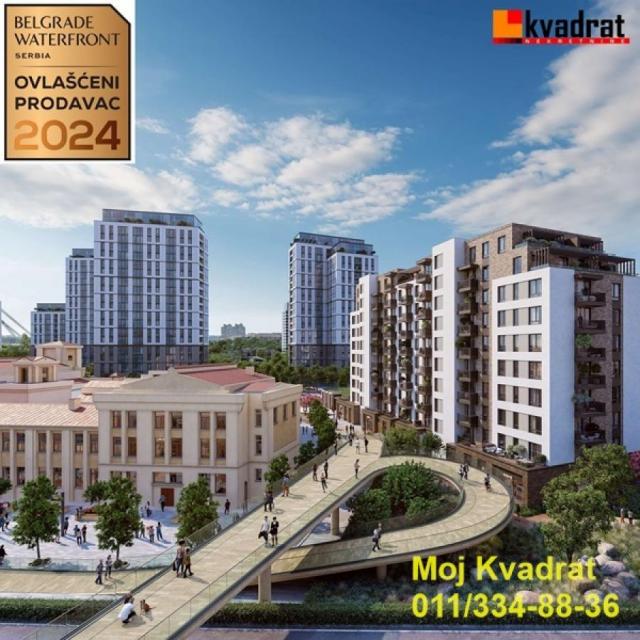 Savski venac, Beograd na vodi - BW Vizia, 109m2 - TESLIN KVART - BEZ PROVIZIJE ZA KUPCE!!!