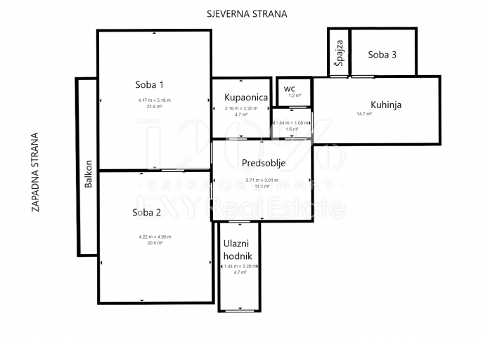 Flat Maksimir, Lavoslava Švarca, 80,81m2