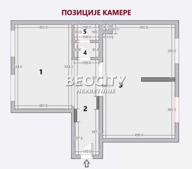 Zvezdara, Gradska bolnica, Ljubinjska, 2. 0, 62m2, 1100EUR