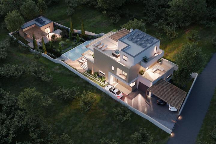 Rogoznica, Dvornica,  luksuzna vila u izgradnji površine 450 m2 