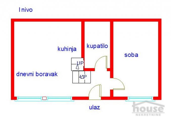 Stan PETROVARADIN, GRADIĆ, kv: 85, € 131840, ID: 1062667