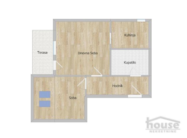 Stan NOVI SAD, NOVA DETELINARA, kv: 45, € 108000, ID: 1062682