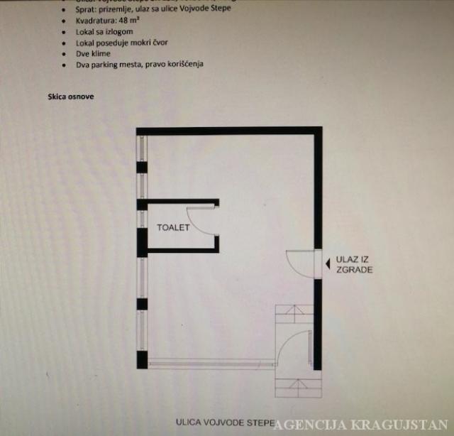 Prodaja, Lokal, 48. 00m2 , Beograd