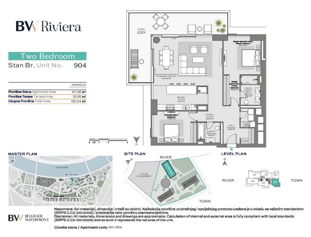 IMPRESIVAN, PREMIUM STAN - BW RIVIERA