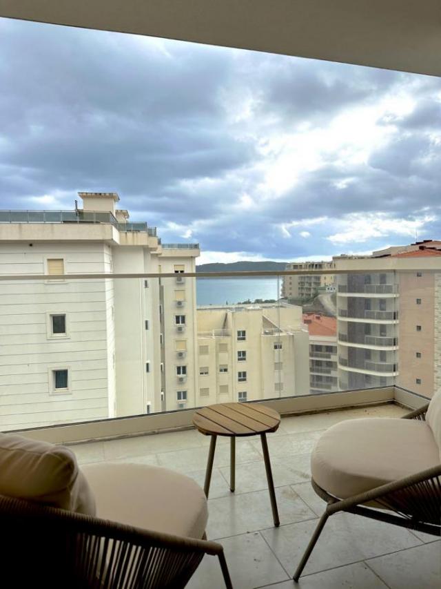 New Furnished Two-Bedroom Apartment for Sale, 75 m2, Bečići, Sea View