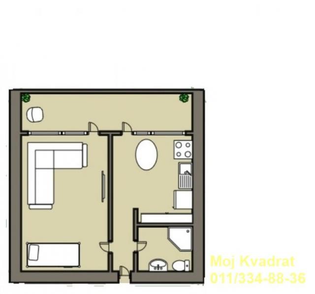 Palilula, centar - Cvijićeva, 47m2