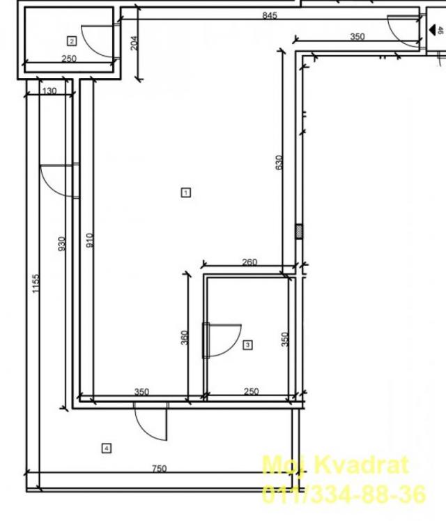 Zvezdara, Mirijevo - Dolačka, 103m2