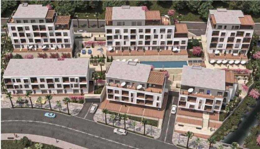 Na prodaju jednosoban stan 58 m² – ekskluzivni rezidencijalni kompleks Tivat Gardens, Tivat