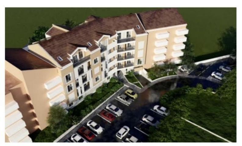 Dvosoban stan 71.08m² sa dodatnom galerijom 18m² u novom stambeno poslovnoj zgradi-Budva, Adok
