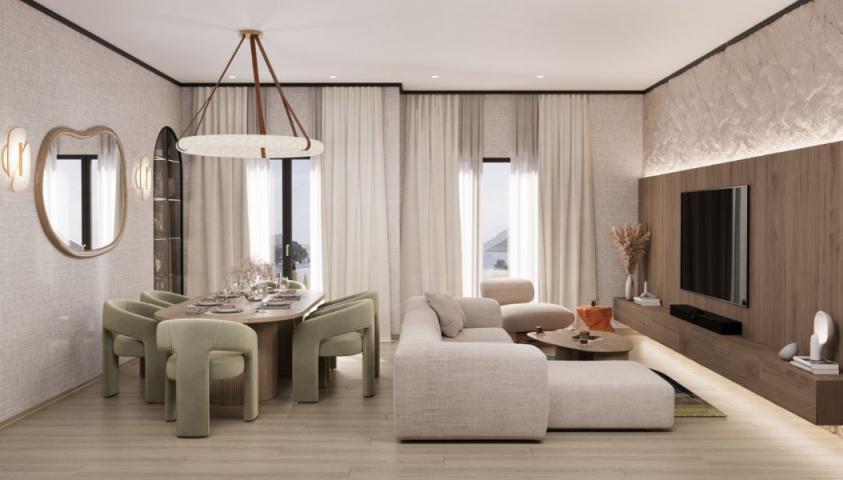 Dvosoban stan 71.08m² sa dodatnom galerijom 18m² u novom stambeno poslovnoj zgradi-Budva, Adok