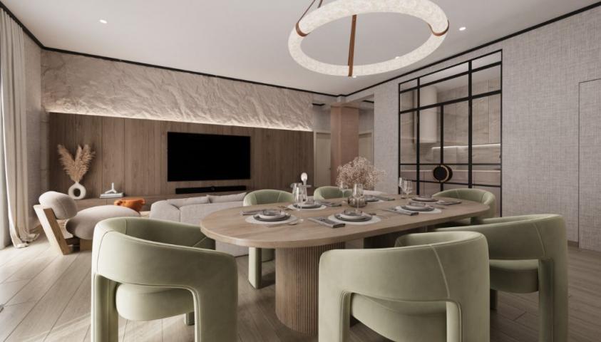 Dvosoban stan 71.08m² sa dodatnom galerijom 18m² u novom stambeno poslovnoj zgradi-Budva, Adok